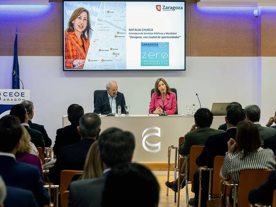 Chueca ha destacado que la econom&iacute;a circular y la sostenibilidad son una gran oportunidad para Zaragoza