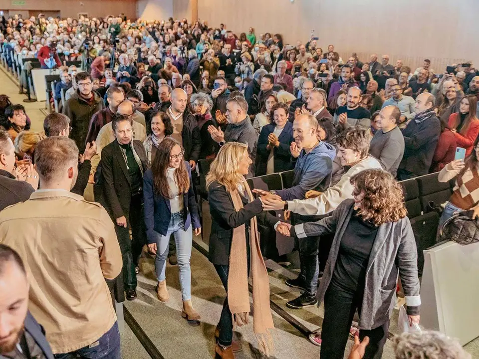 La ministra presenta en Madrid su proyecto pol&iacute;tico tras los procesos de escucha | Foto: Twitter @yolanda_diaz_