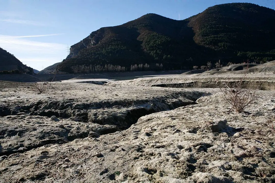 Un embalse seco