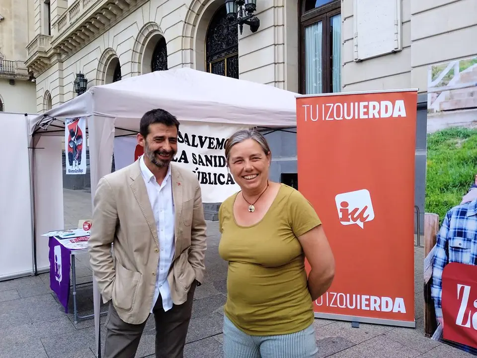 El candidato a la DGA, &Aacute;lvaro Sanz, y la n&uacute;mero dos, Marga Dey&aacute;, han lanzado la campa&ntilde;a este mi&eacute;rcoles