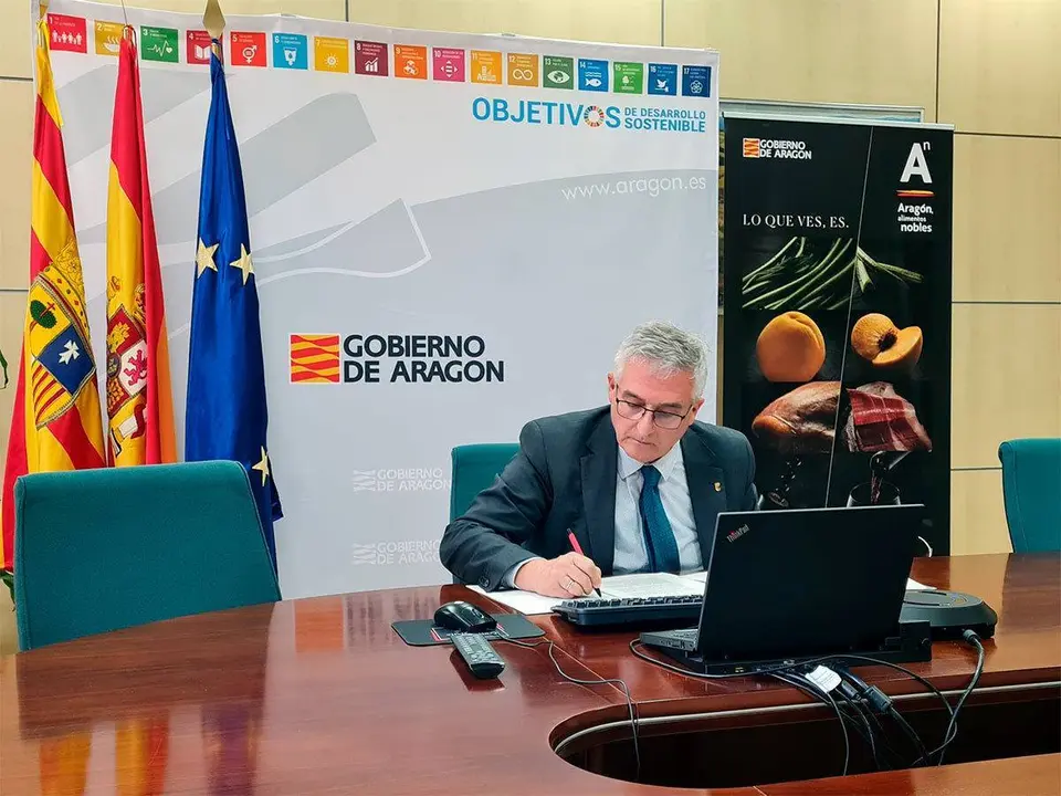 Olona ha participado por videoconferencia en la Conferencia Sectorial de Agricultura