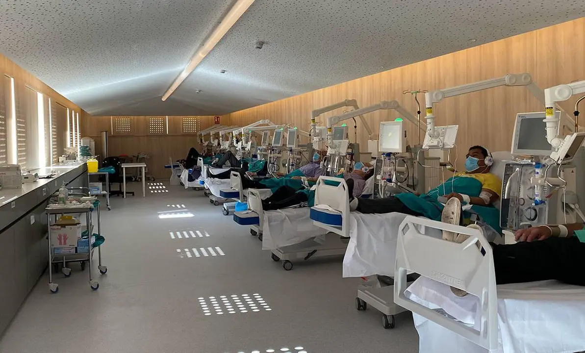 Los pacientes que necesitan hemodi&aacute;lisis ambulatoria se han dializado en las nuevas dependencias del centro hospitalario