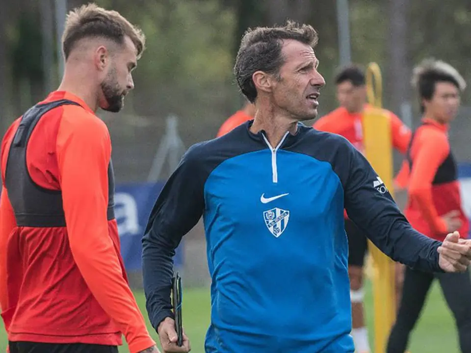 Ziganda en un entrenamiento del Huesca