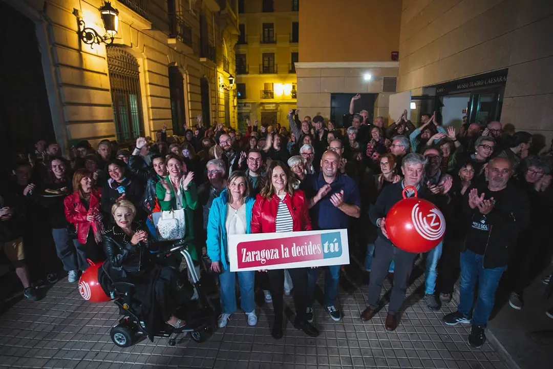 La candidata reivindica que son la "&uacute;nica fuerza a la izquierda del PSOE" que ha gobernado Zaragoza