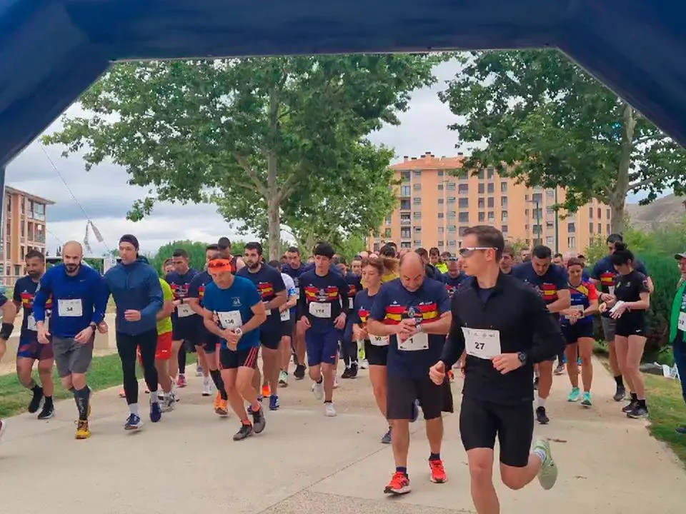 Salida de la carrera en Calatayud
