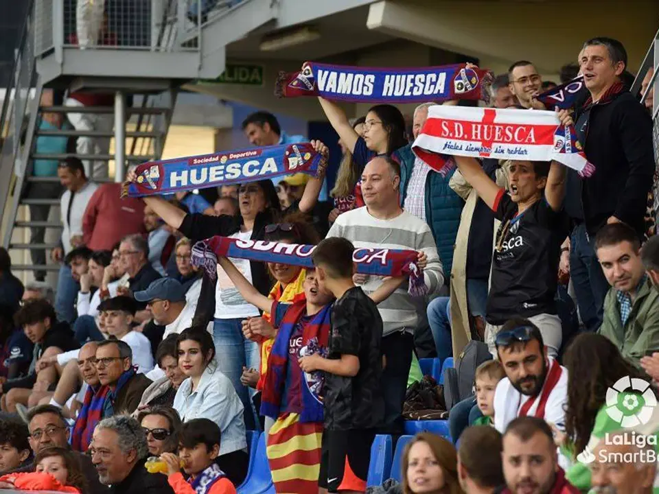 Ziganda se ha referido a la afici&oacute;n oscense. Foto: LaLiga Smartbank