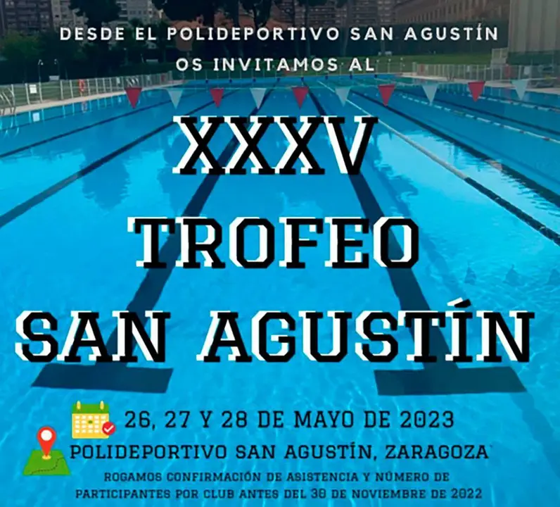 El trofeo reunir&aacute; a clubs del m&aacute;s alto nivel en la disciplina de la nataci&oacute;n. Fotograf&iacute;a: Ayuntamiento de Zaragoza.