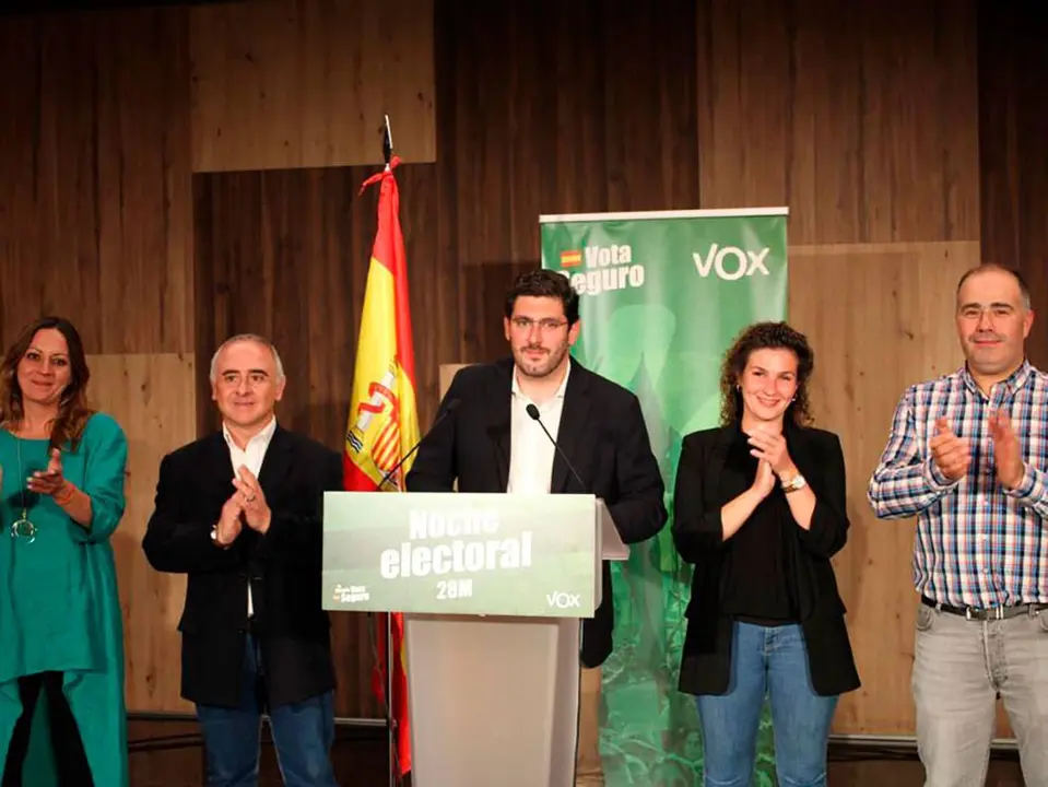 Alejandro Nolasco en sus declaraciones tras las elecciones