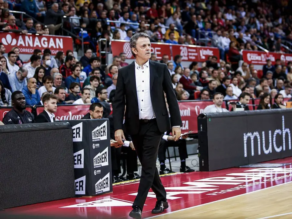 Fisac durante un partido del Casademont Zaragoza