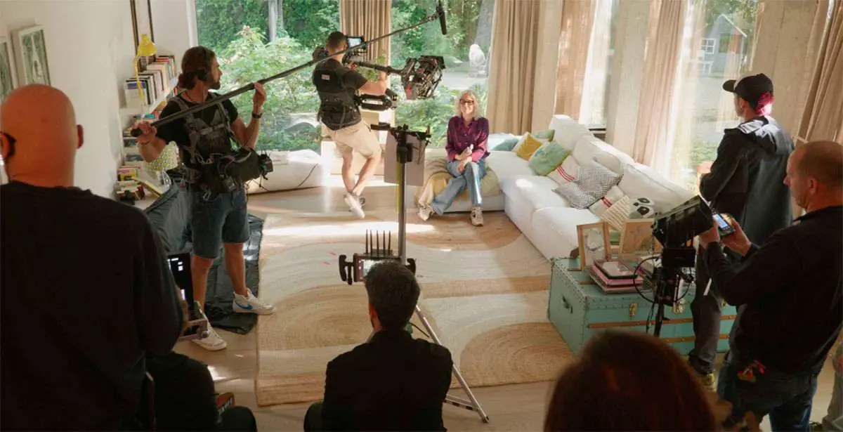 Uno de los momentos de la grabaci&oacute;n del spot audiovisual de Endesa