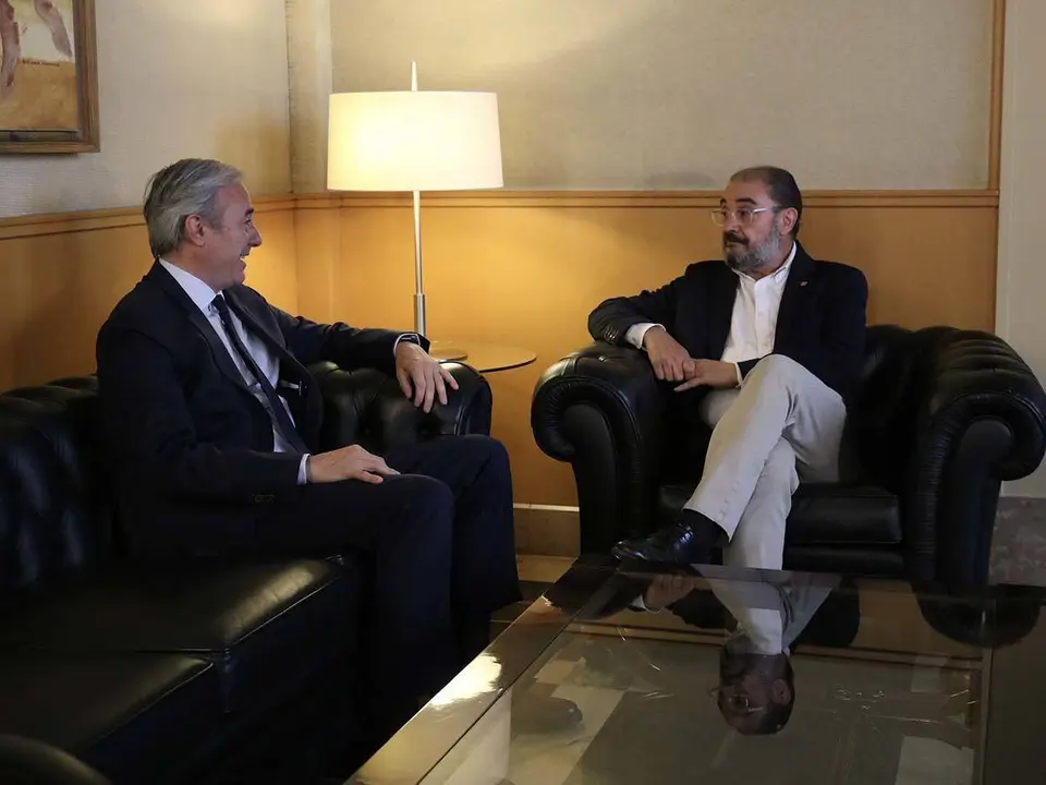 Ambos l&iacute;deres se han reunido en el Pignatelli este jueves