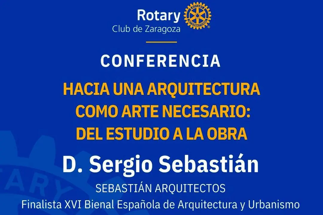 cartel conferencia Rotary