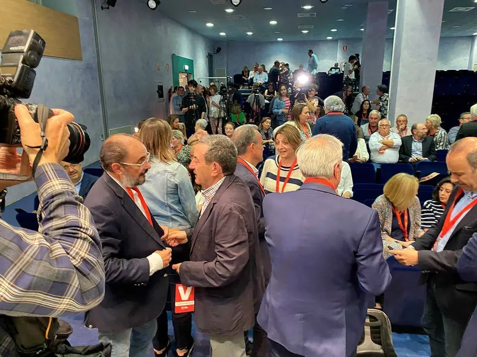 Imagen de la reuni&oacute;n del pasado 2 de junio del Comit&eacute; Regional del PSOE-Arag&oacute;n