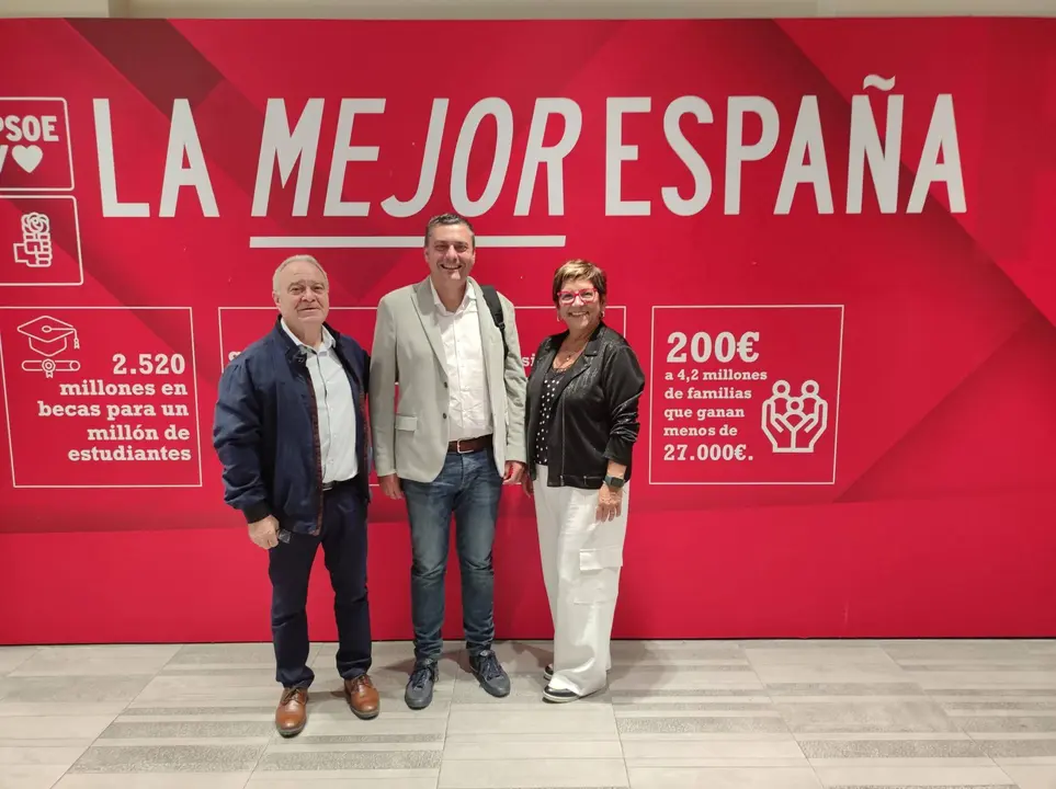Gracia, Sab&eacute;s y Sancho en el Comit&eacute; Federal del PSOE