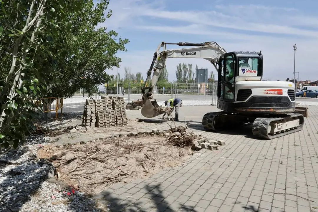 Espacio donde se construir&aacute; un carril bici bidireccional con una anchura comprendida entre los 2,50 y los 3 metros