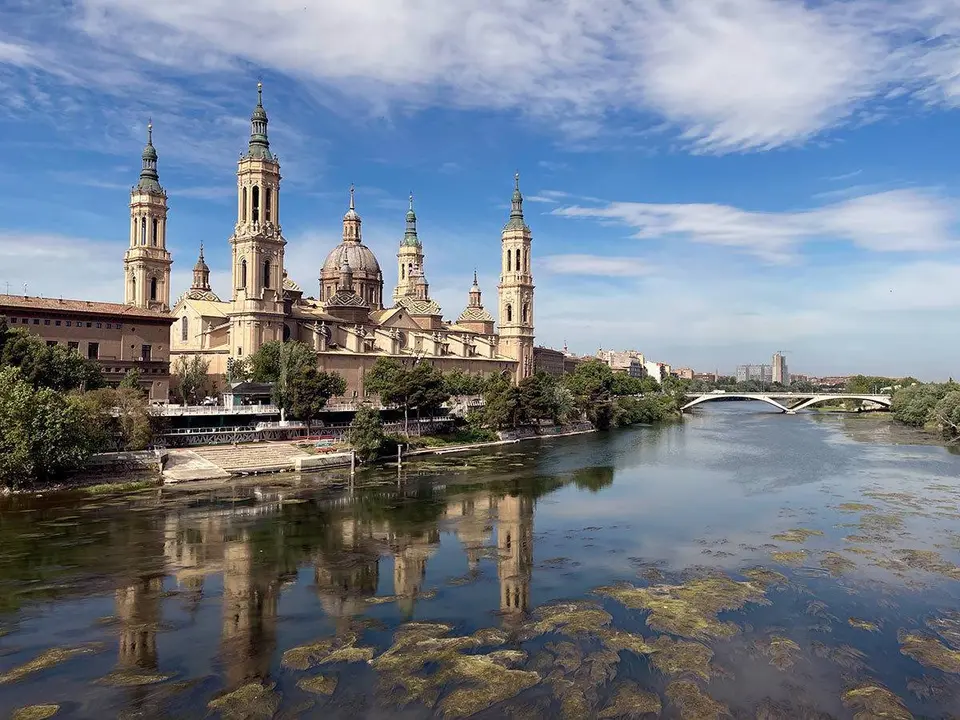 El Ebro, a su paso por Zaragoza el pasado mes de abril