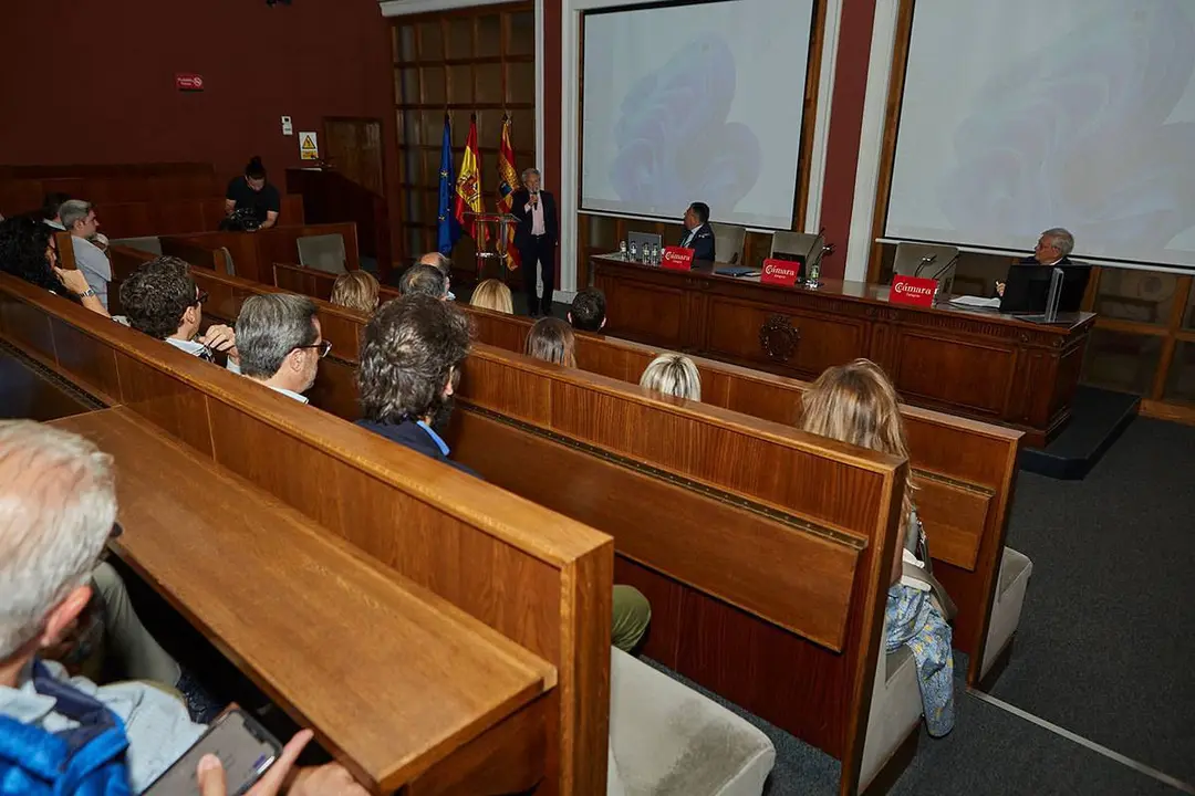 Charla en la C&aacute;mara de Comercio 