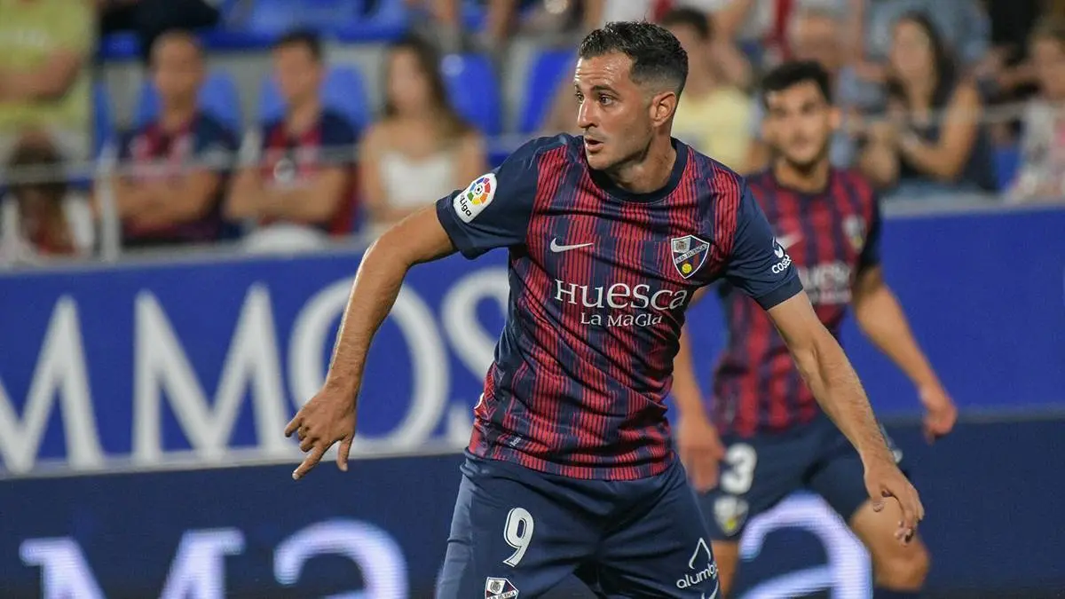 Este verano lleg&oacute; a la S.D. Huesca, pero fue cedido en enero al C&oacute;rdoba de Primera RFEF. Fotograf&iacute;a: S.D. Huesca.