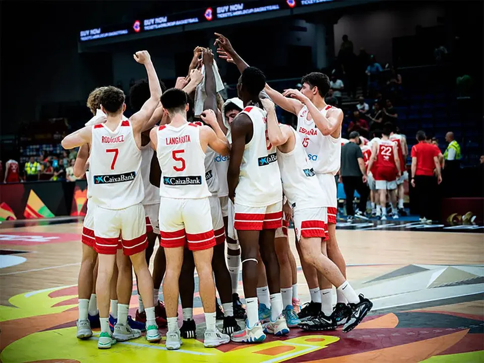 La selecci&oacute;n llegaba a la final tras arrasar en todos sus partidos. Foto: @BaloncestoFEB