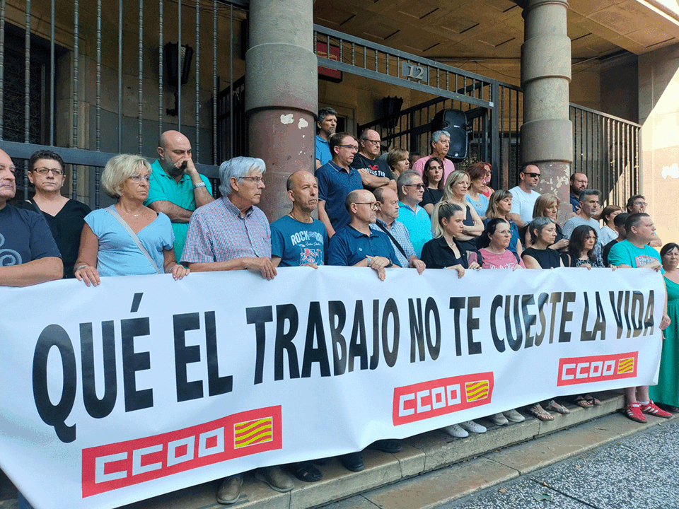 CCOO denuncia que este a&ntilde;o 10 personas han muerto en el trabajo