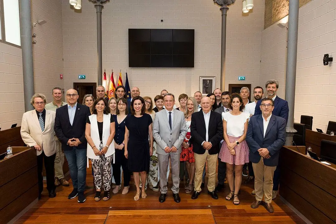 Diputaci&oacute;n Provincial de Zaragoza durante el &uacute;ltimo pleno de la legislatura