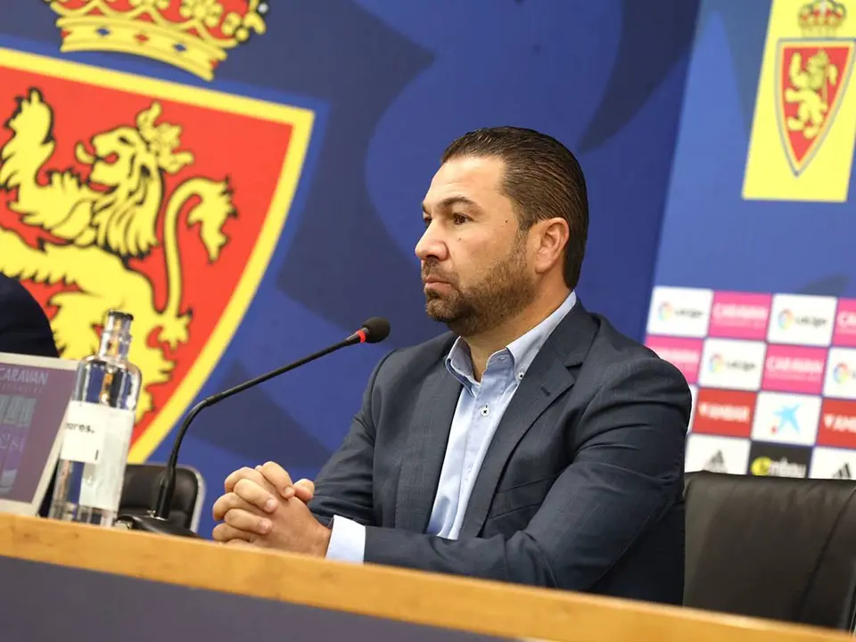 Juan Carlos Cordero en sala de prensa