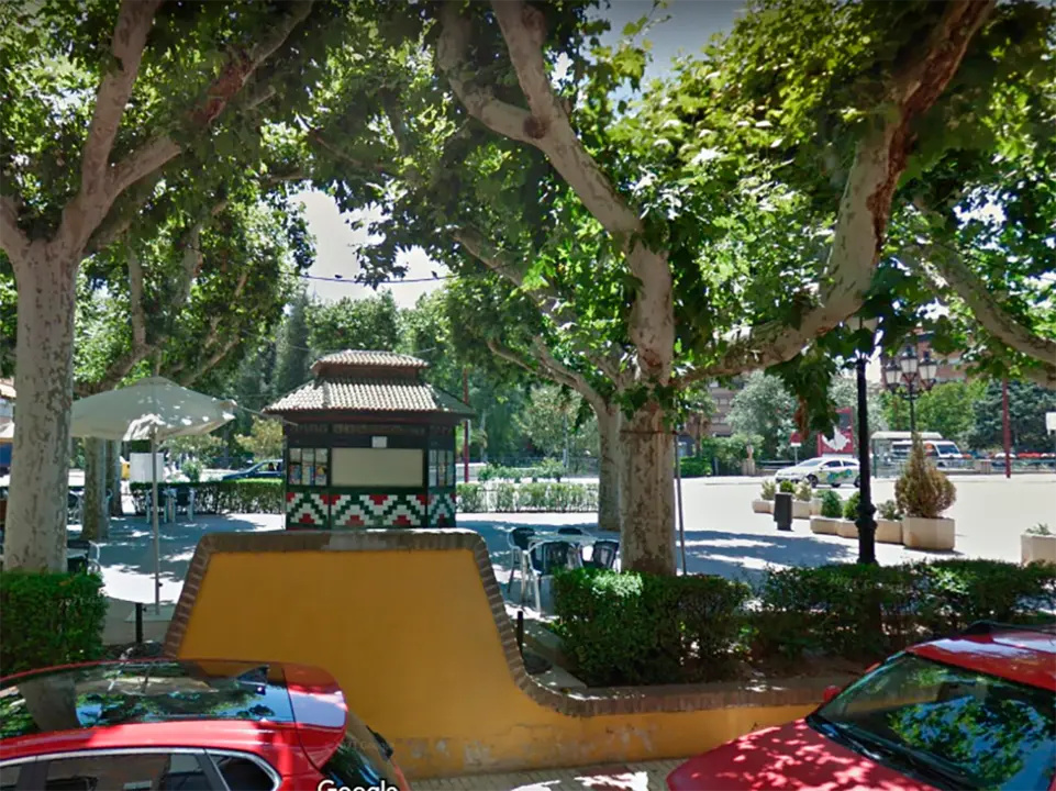 Quiosco de la Plaza del Fuerte en Calatayud