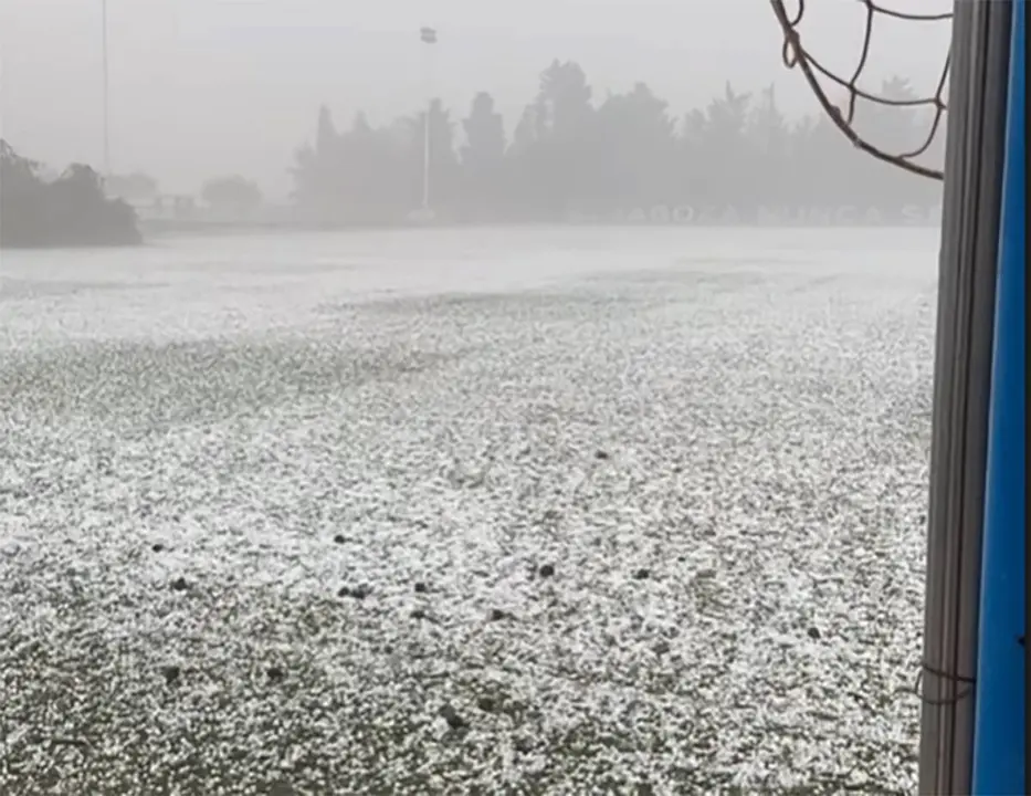 Manu Molina document&oacute; v&iacute;a Instagram c&oacute;mo estaba el terreno de la Ciudad Deportiva. Fotograf&iacute;a: Manu Molina / Instagram.