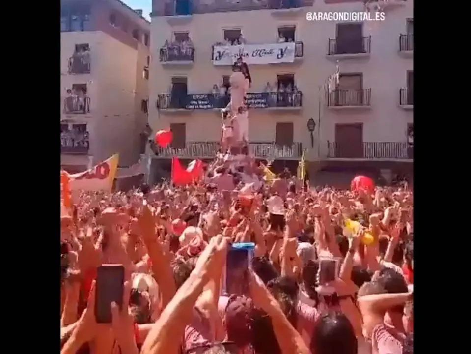 Imagen de la plaza del Torico de Teruel