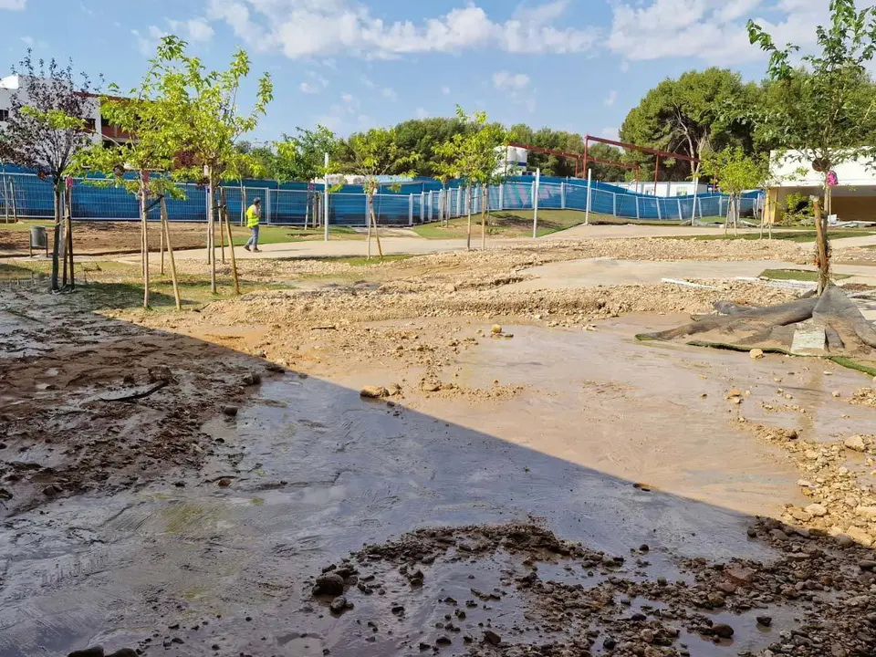 CEIP Mar&iacute;a Zambrano tormenta