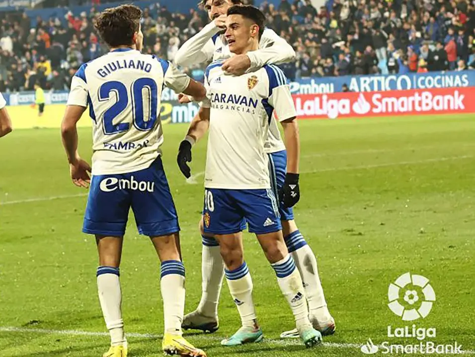 Sergio Bermejo sigue sin entrenar en el Real Zaragoza, pero desde el club transmiten tranquilidad. Fotograf&iacute;a: LaLiga.