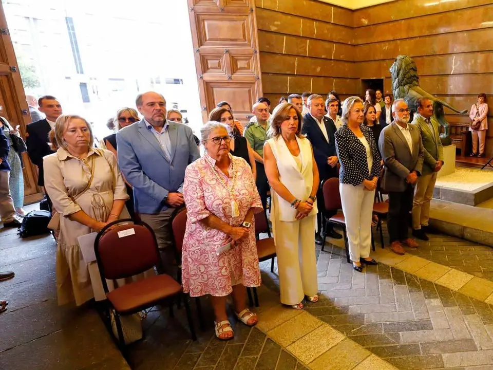 Homenaje v&iacute;ctimas Hotel Corona de Arag&oacute;n