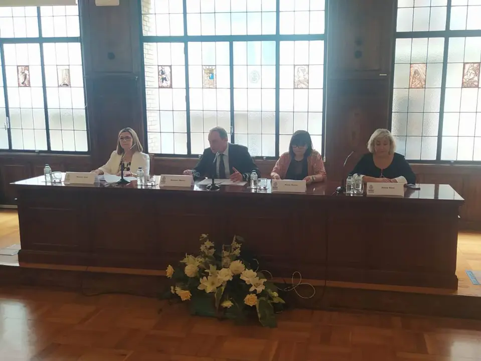 Sala de juicios del Real e Ilustre Colegio de Abogados de Zaragoza