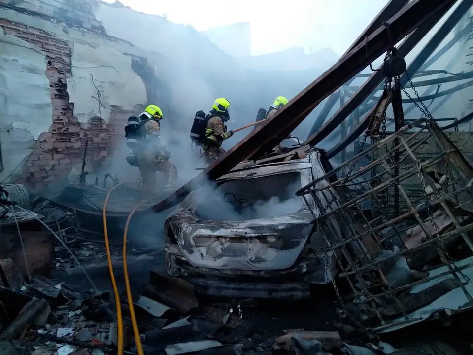 Dos personas han resultado heridas de car&aacute;cter leve por el incendio