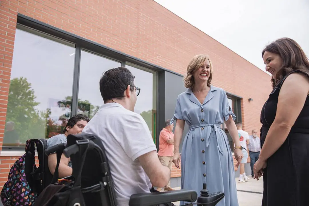 Pilar Alegr&iacute;a ha visitado las nuevas instalaciones de Fundaci&oacute;n Aspace Zaragoza