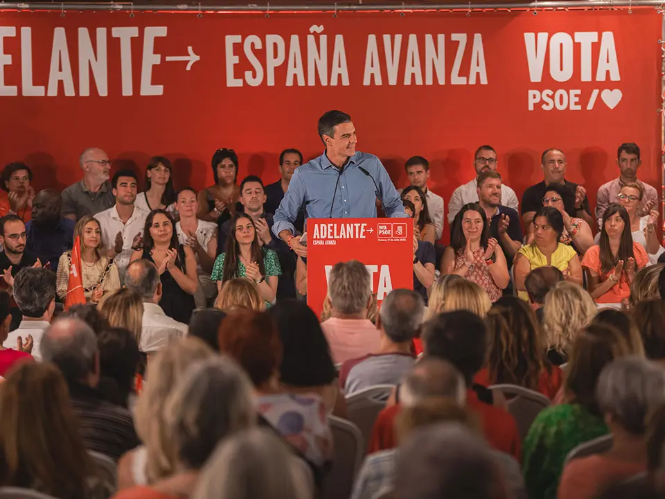 En una provincia con tres esca&ntilde;os, S&aacute;nchez ha apelado al voto &uacute;til para ganar "dos a uno" al PP | Foto: PSOE