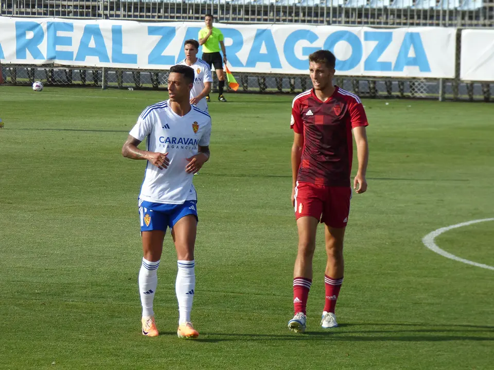 Maikel Mesa durante el primer partido de pretemporada.
