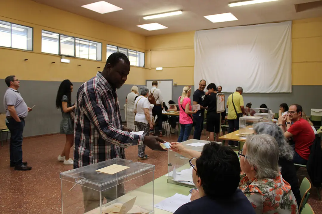 Colegio electoral durante las elecciones auton&oacute;micas del mes de mayo