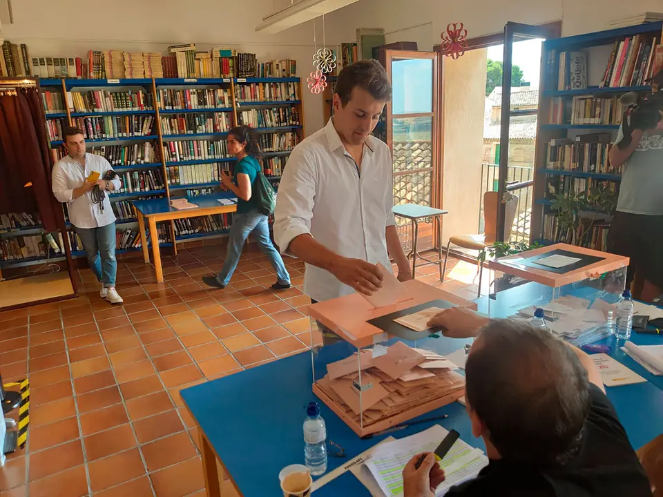 Jorge Pueyo ha votado en Fonz | Foto: Sumar