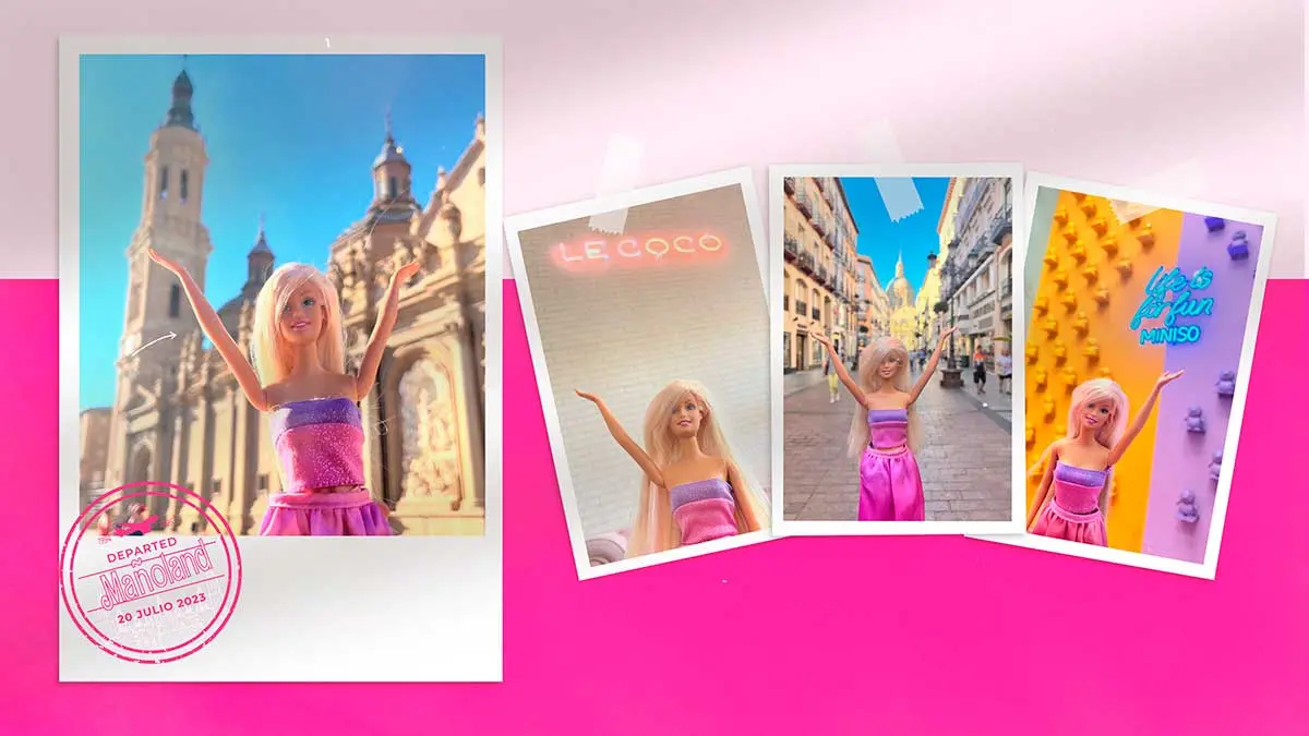 barbie un d&iacute;a en Zaragoza