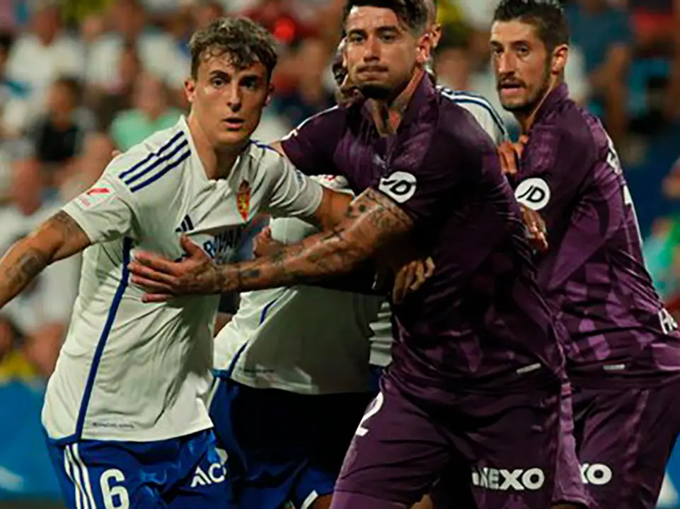 Alejandro Franc&eacute;s en el partido ante el Real Valladolid