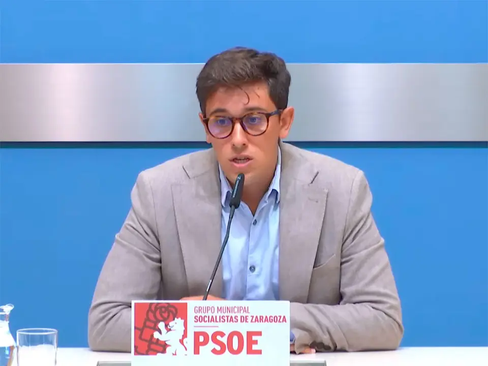 Guillermo Ortiz, concejal socialista en el Ayuntamiento de Zaragoza