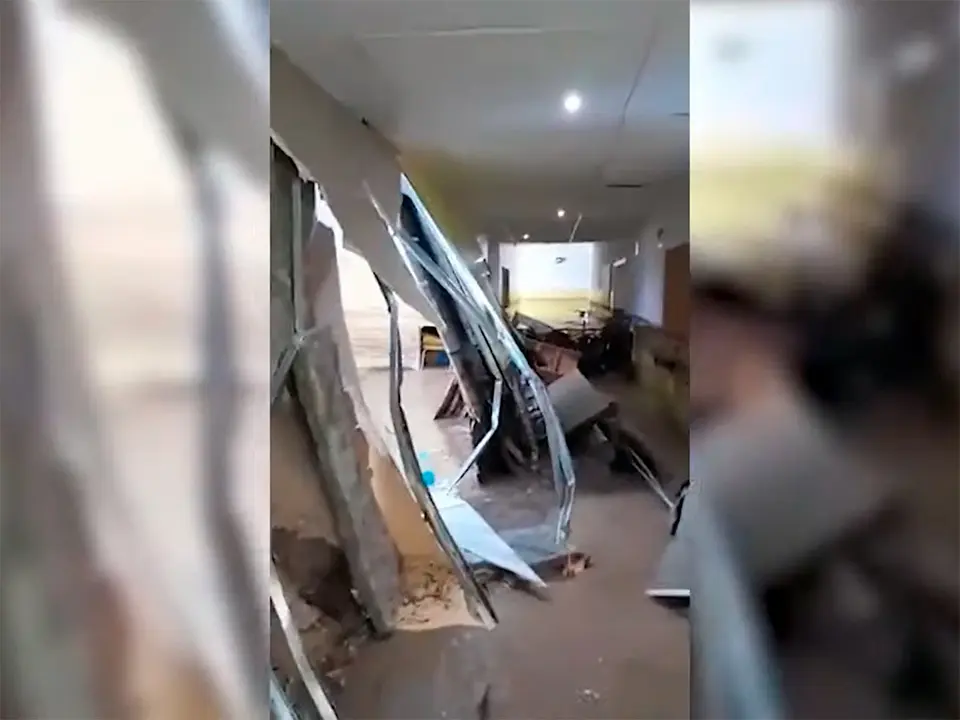 As&iacute; se encontraba el CEIP Mar&iacute;a Zambrano tras la tormenta del 6 de julio