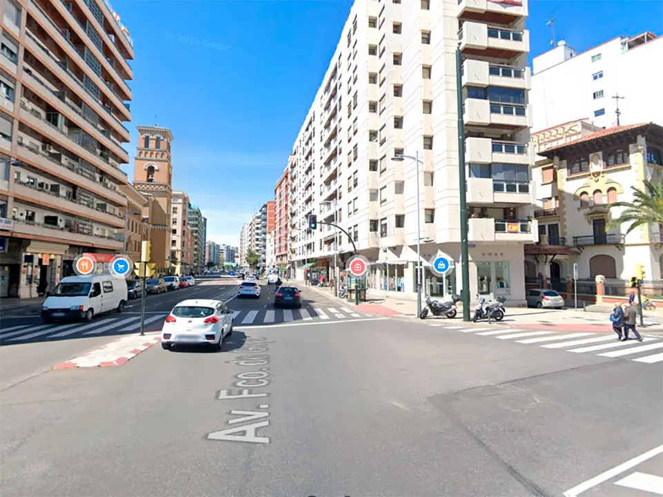 Se trataba de unos trabajos encargados por el Ayuntamiento de Zaragoza para la renovaci&oacute;n de tuber&iacute;as del paseo Sagasta con la avenida Goya