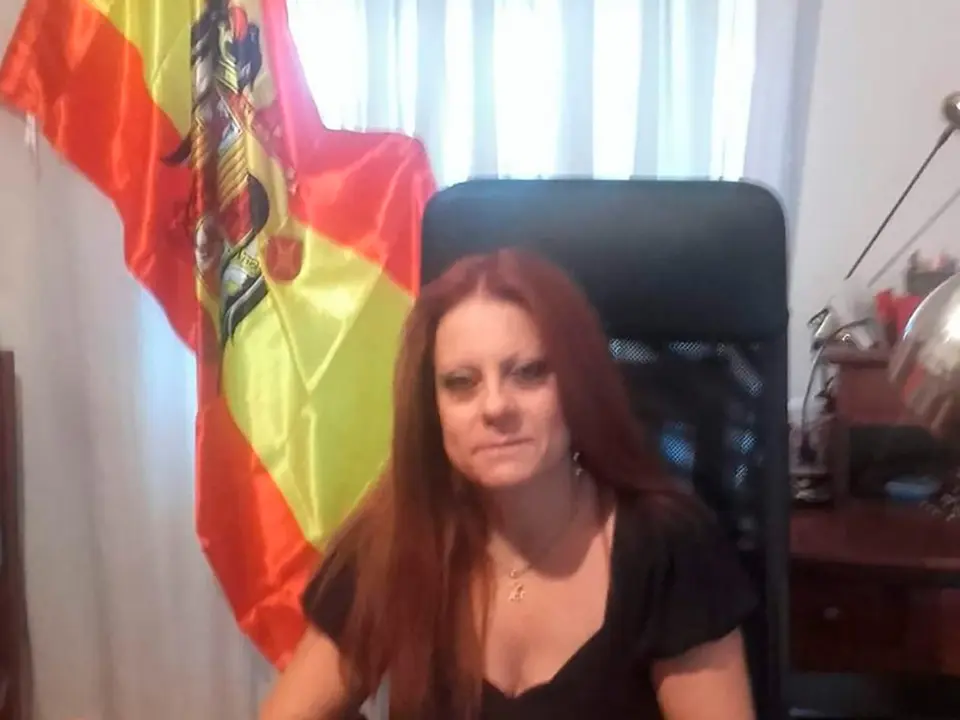 La directora general de Justicia, Esmeralda Pastor, en la citada imagen