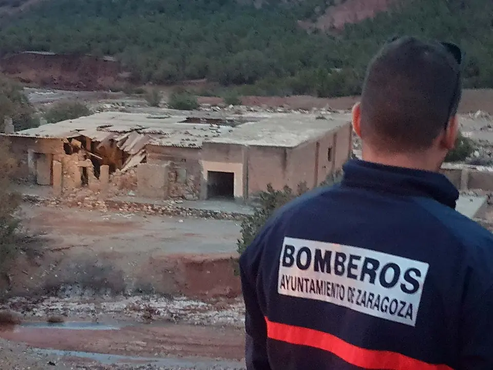 Bomberos de Zaragoza Terremoto Marruecos