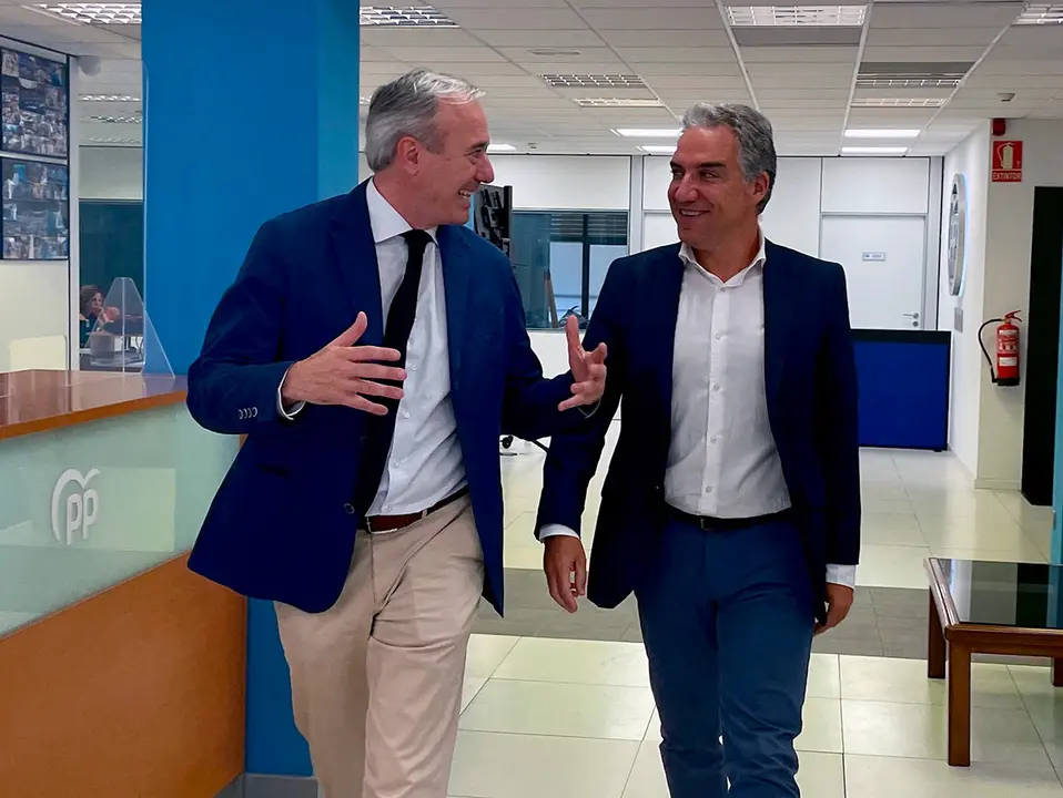 El n&uacute;mero 3 del partido a nivel nacional, El&iacute;as Bendodo, ha intervenido en la Junta Directiva Auton&oacute;mica del PP aragon&eacute;s