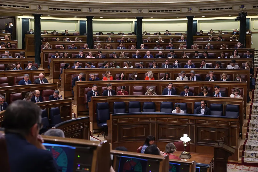 Bancada en el Congreso de los Diputados