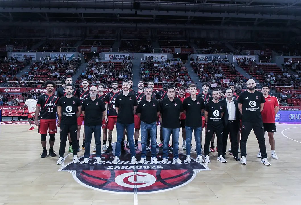 El equipo de Porfirio Fisac ha ganado dos de sus seis amistosos jugados esta pretemporada. Fotograf&iacute;a: Casademont Zaragoza.