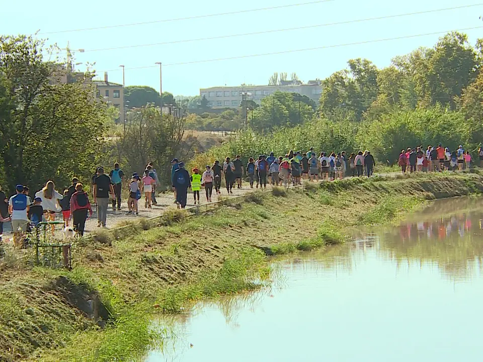 Alrededor de 200 personas han participado en la VIII andada solidaria de la Fundaci&oacute;n Rey Ardid.